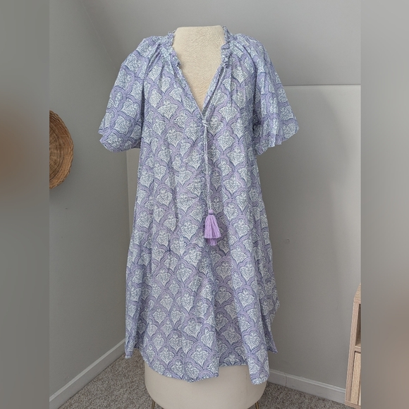 Roller Rabbit Jemima Temmy Lavender Cotton Dress - Picture 5 of 9